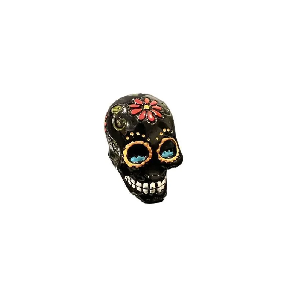 Skull Rock With Flower